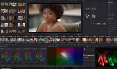 神戸と大阪エリアで行われる、ピアノとDTM、パソコンレッスンについて。授業で使用するDaVinci Resolve Studioを示す画像。