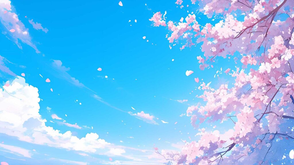 春をイメージした桜の花のイラスト